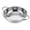 Stainless Steel Double-Flavor Hot Pot for Home and Restaurant - Induction Compatible Cookware Gift