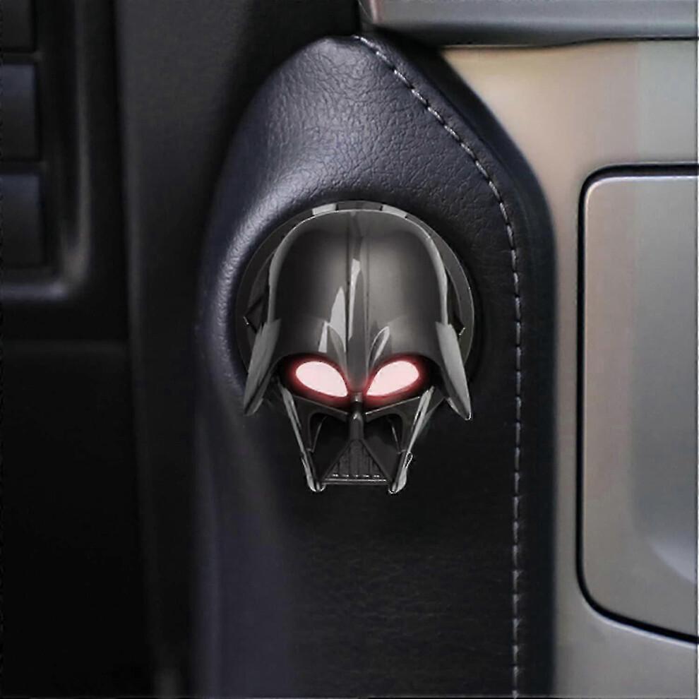 Star Wars Darth Vader Car One Button Start Button Protective Cover Interior Modification Ignition Switch Metal Decorative Sticker Anti-Scratch