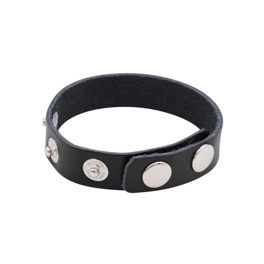 Genuine Leather Five Nails Delay Ring Men's Horseshoe Ring Penis Ring Drop Sensitive Cockring Sex Tools Couple Sexy