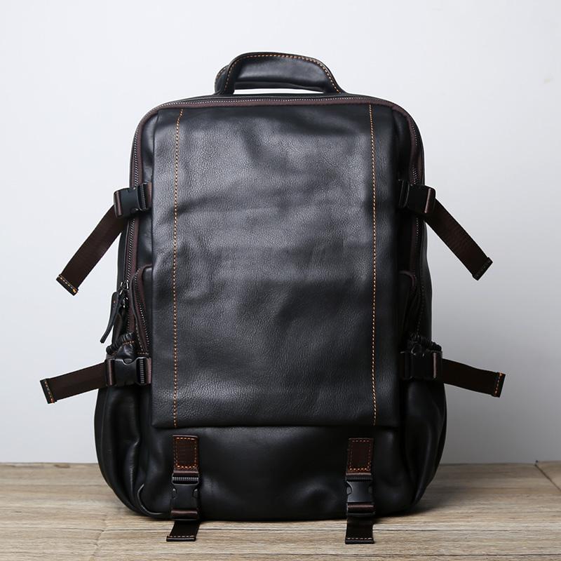 

Ретро мужской рюкзак из коровьей кожи первого слоя, многофункциональный, большой вместимости, из натуральной кожи, для отдыха и путешествий