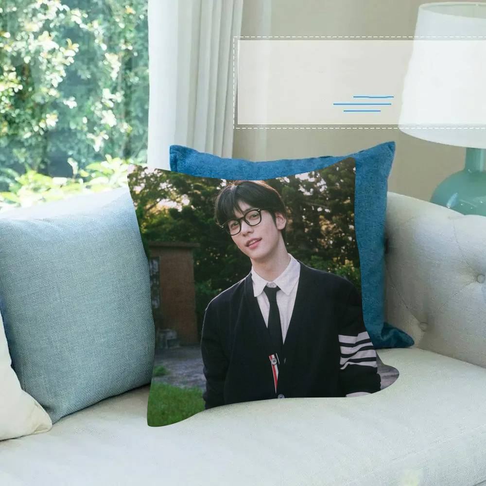 Kpop Group TxT Soobin   Personalized Pillow Dust Cover Bedroom Kids Party Decoration Pillowcase Birthday Children Gift
