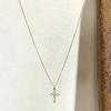 Stylish and Simple Cross Pendant Necklace Female Personality Light Luxury Versatile High Sense Collarbone Chain