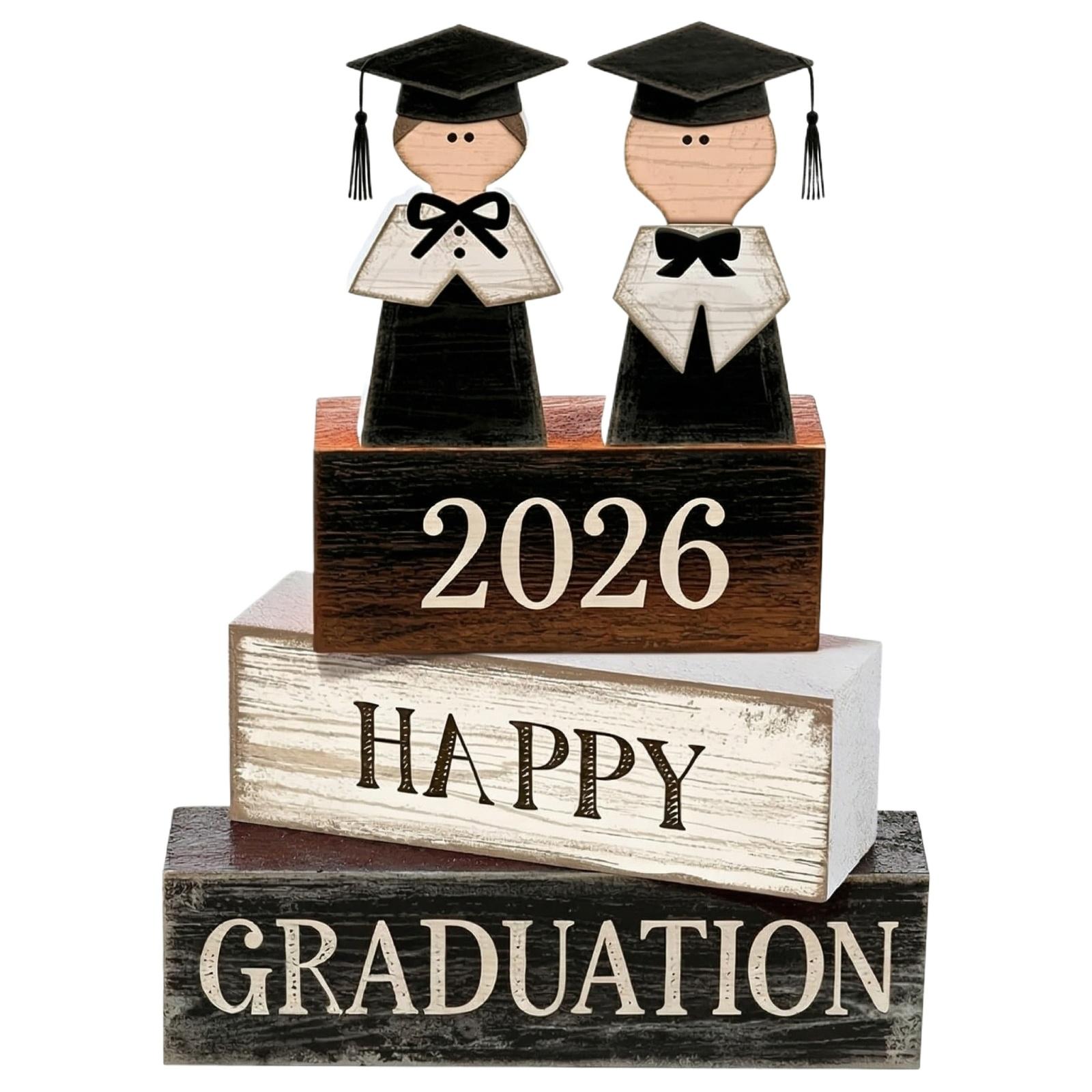 

Graduation Tiered Tray Decorations, Student Graduation Gifts, Desk Ornaments One Size белый
