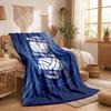 Birmingham City Theme Fleece Blanket Cozy Soft Plush Blanket For Bedroom Couch Travel