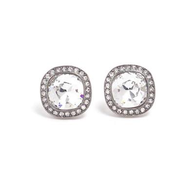 Boucles d'oreilles Mikura Femme Cristal Carré Transparent