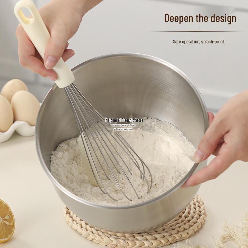 ZISIZ Stainless Steel Mixing Bowl
