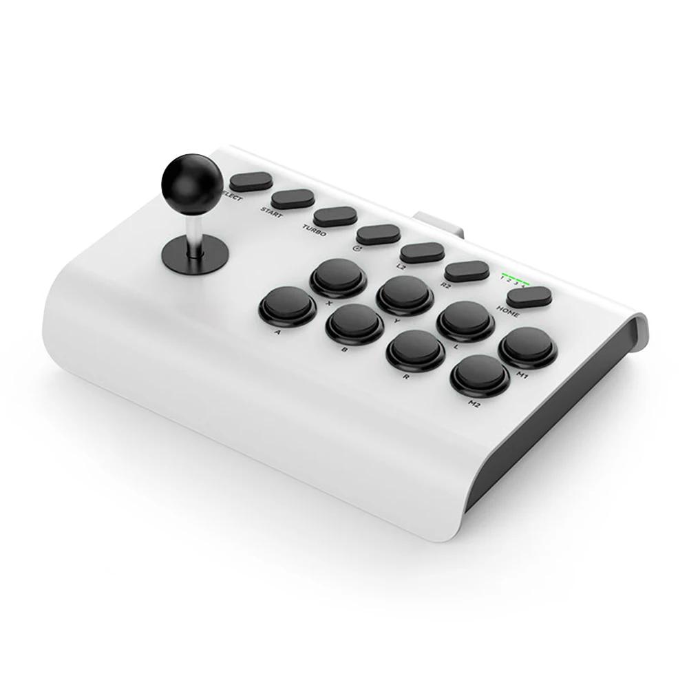 6 In 1 Retro Arcade Console Game Joystick Rocker Wireless Bluetooth Wired Fighting Controller for Nintendo Switch PS4 PS3 PC