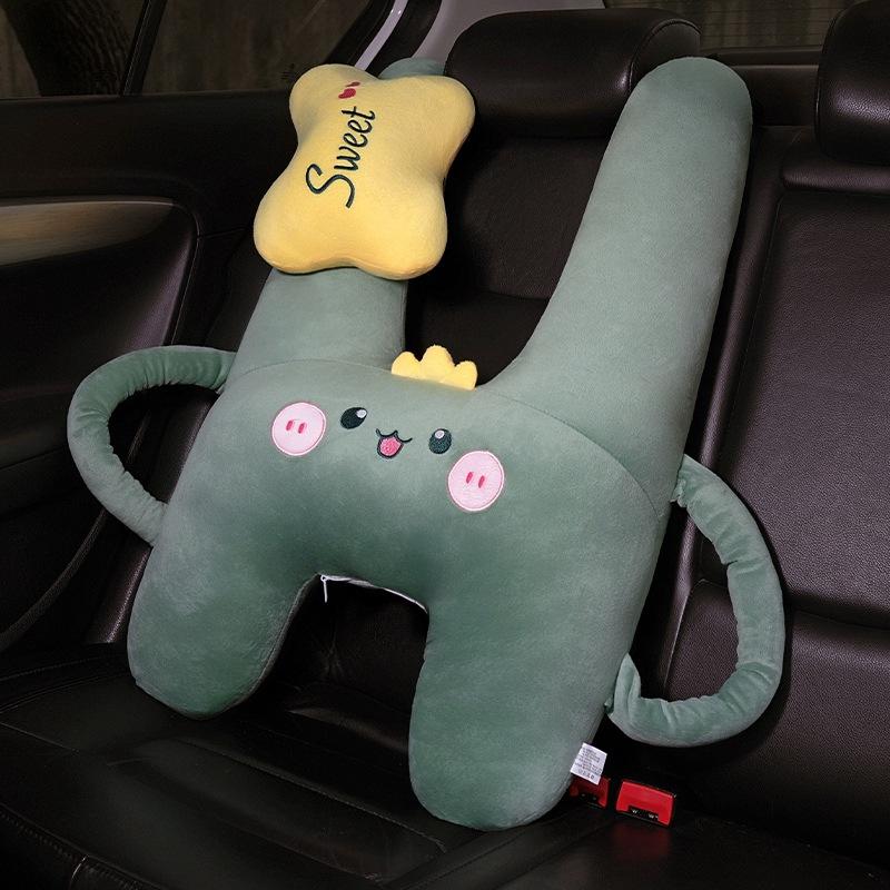Cartoon Animal Car Neck Pillow Children'S Car Seat Belt Neck Pillow Car Sleeping Artifact Sleeping Pillow