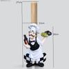 Creative Chef Statue Paper Towel Rack Long/short Dual-use Vertical Paper Towel Rack/kitchen Roll Paper Holder Household Goods