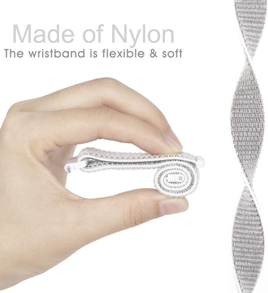 Nylon solo loop strap for Huawei Band 10 9 8 7 bracelet wristband replacement belt accessories Huawei band 10 breathable Correa