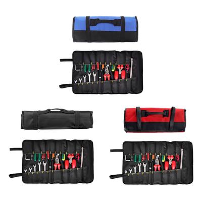 Bolsa Enrollable para Herramientas Portátil de Lona Impermeable Multifuncional Bolsa Enrollable para Organización de Herramientas para Carpintería
