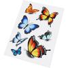 3D Butterfly Stickers for Car, Cute Vinyl Butterfly Decals Waterproof Scratch Cover Stickers Removable Peel and Stick Vintage Fridge Locker Bumper