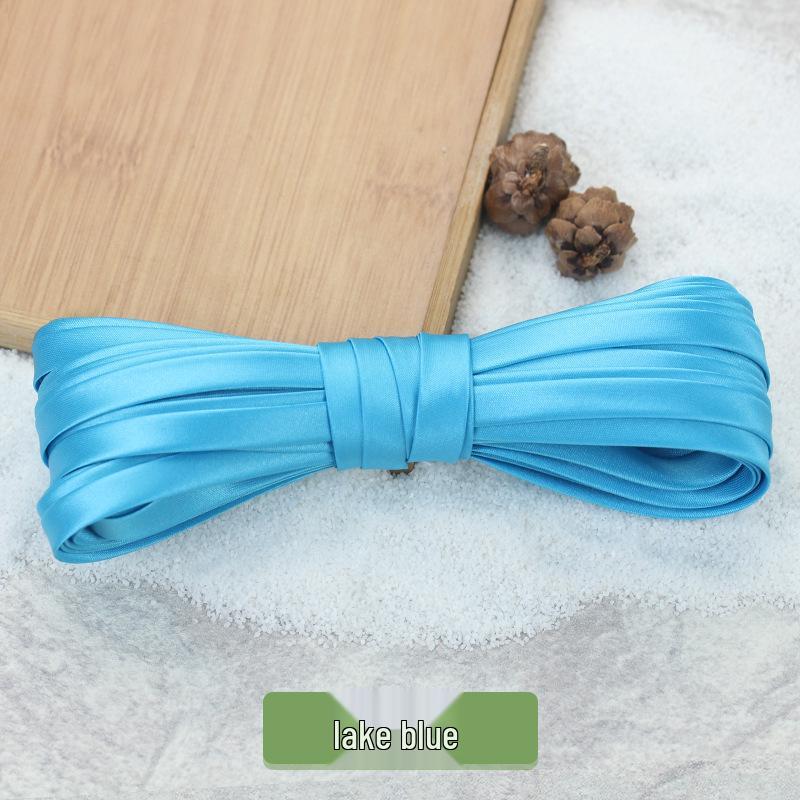 Hengmeihe 0.85cm Satin Cheongsam Hemming Strip: Solid Color, Imitation Silk, Non-Iron Accessories for Women