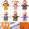 1 pezzo Marionette da Mano Peluche Famiglia 28-33cm Pelle Morbida Amica del Giocattolo Design a Bocca Apribile Multicolore Interattivo Gioco Genitore-Figlio