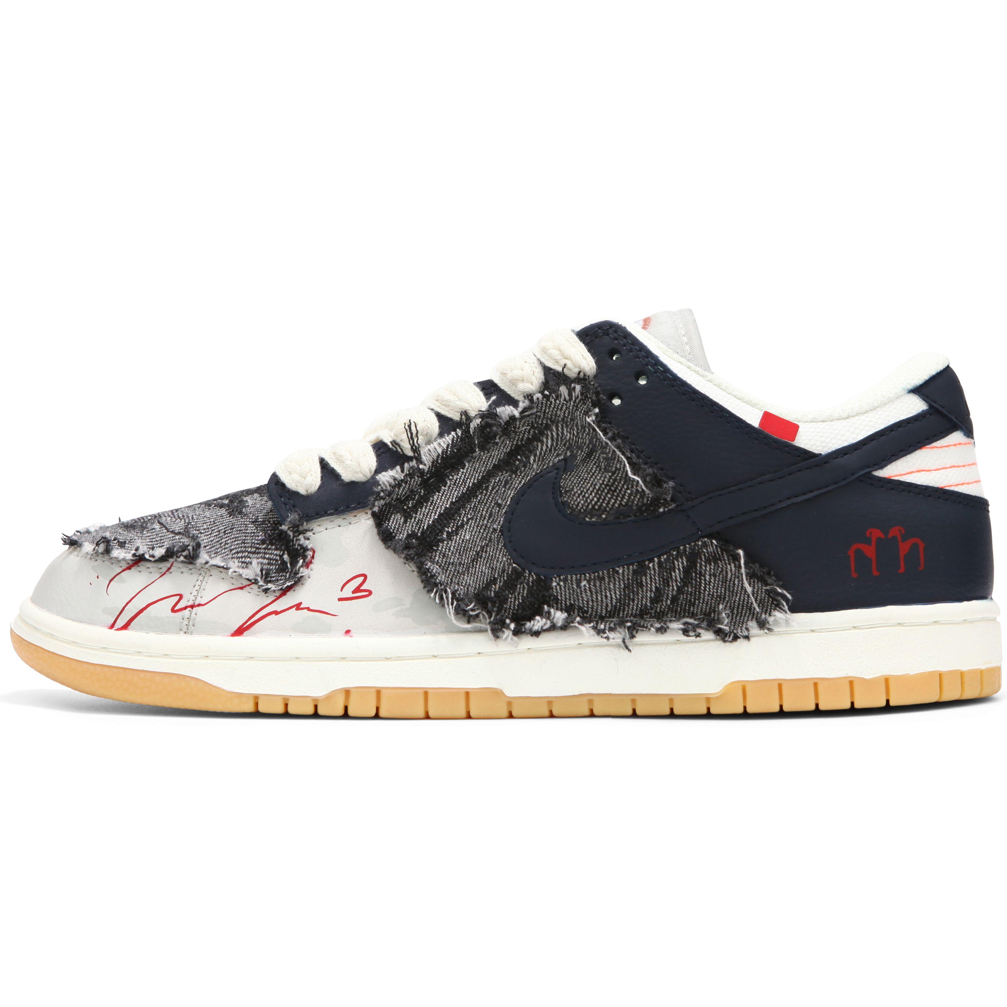 

Nike Dunk Low top Skateboard Shoes Unisex Black Gray Blue FJ5475-100(Team82-) 44.5