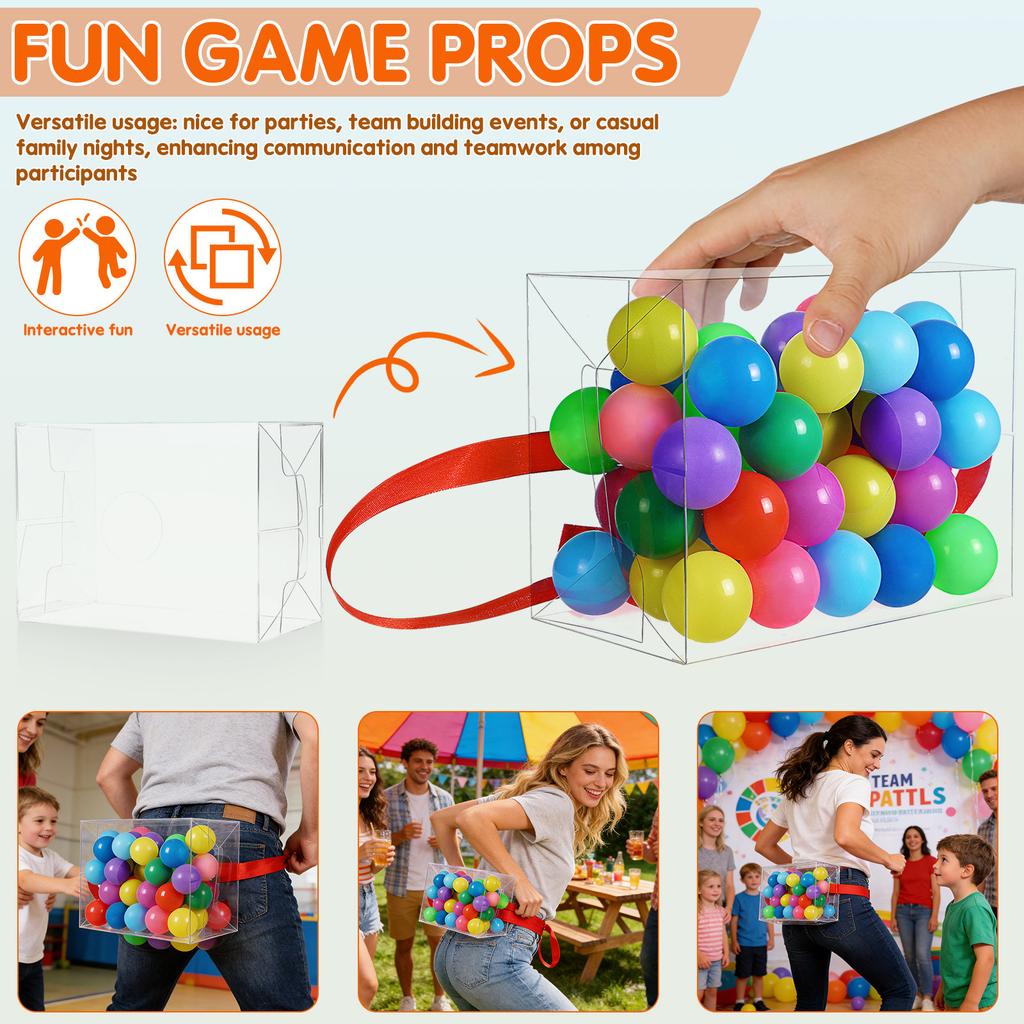 3 Sets Shaking Ball Game Interactive Party Games For Birthdays Weddings Bachelorette - Indoor & Outdoor Activities Plaything