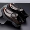 Mode Britischer Stil Lackleder Oxford Schuhe 2024 Hochwertiger Werkzeugschuh Herrenschuhe Hochzeit Italienisch Klassisch Lässig Büroschuh