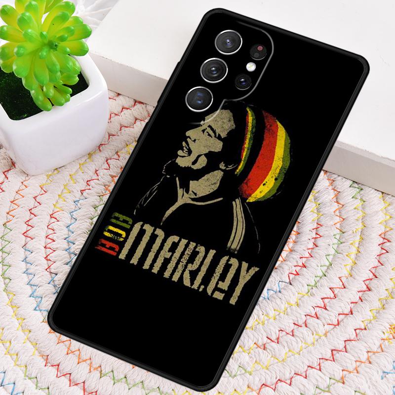 Bob Marley Zitate Rasta Reggae weiche Handyhülle für Samsung Galaxy note 10 pro S26 Ultra S23 S24 FE S25 S21 S22 PLUS Hülle