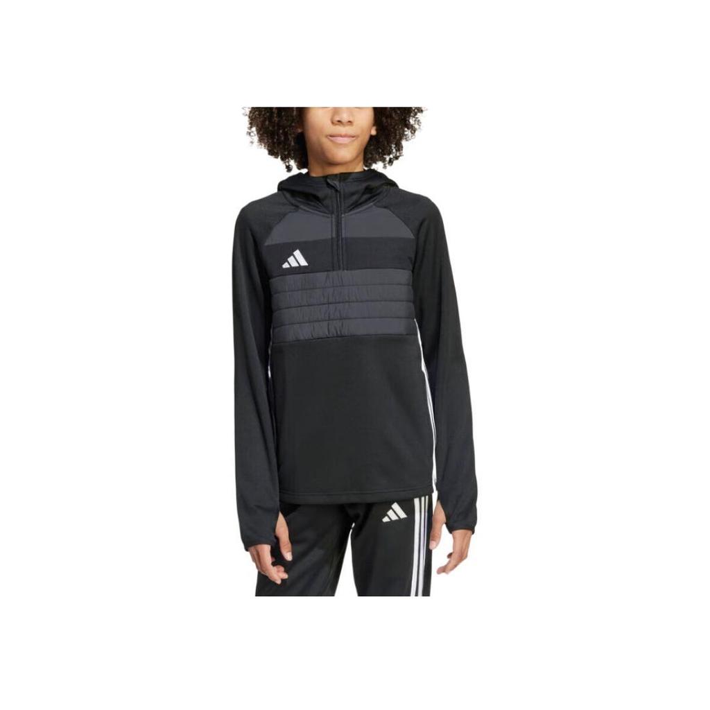 adidas Tiro Es Wintopy Pohodlný Měkký Mikina s Kapucí Dětská Vrchní Část JN9474