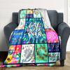 Colorful Quotes Nieces Lightweight Customizable Blanket Customize Text Warmthful Decor For Sofa Couch Office Bed Picnics Four Seasons Multipurpose