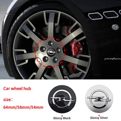 4 stuks 53/58/64mm Auto wielnaafdop, wielnaafdop embleem Voor Astra H G J Insignia Mokka Zafira Corsa Vectra C D
