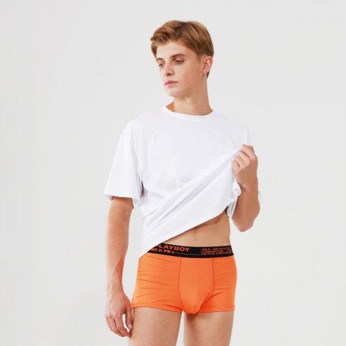 

[Playboy] Men s Transmission Orange Trunks Single Pack PMD2107-OR [Shipped from Korea] 100% Authentic 95