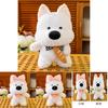 Adorable Plush West Highland White Terrier Dog Doll Soft Stuffed Animal Toy 30cm