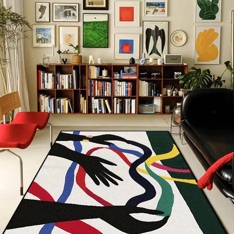 Abstract Creative Carpet for Living Room Decor Sofa Table Large Area Rugs Bedroom Kitchen Hallway Balcony Floor Mat Anti-slip