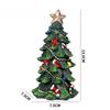 1pcs Mini Resin Christmas Tree Decor Desktop Ornament Festive Gift for Home Tabletop Decorations Small Ornaments