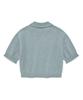 COVERNAT WOMAN Collar Angora Half Knit Sky Blue