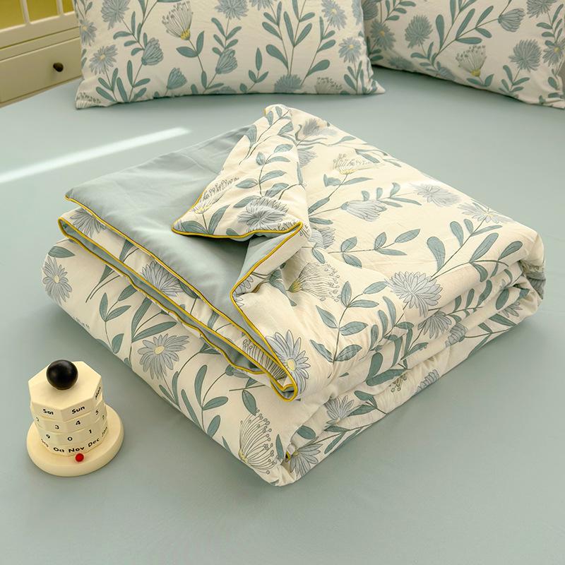 Class A Double Layer Soybean Fiber Quilt for Mothers & Babies - Lightweight Children's Summer Air Conditioning Quilt