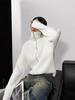 Chic Korean Double Zipper Lapel Sweater: Casual Autumn Loose Cardigan