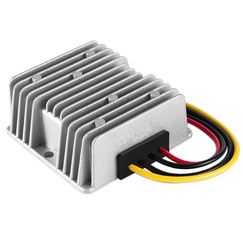 

A84E-DC 12 / 24V To DC 48V 6A 288W Voltage Converter Regulator DC/DC Boost Transformer Waterproof Durable Easy Install Easy To U срібний