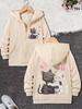 Kawaii Uroczy Kot Bluza z Kapturem Urocza Kurtka z Kotem dla Chłopców Dziewcząt Zamek Błyskawiczny Zima Jesień Modne Bluzy z Kreskówkami Rozpinana Bluza z Kapturem dla Dzieci