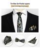 Erkek Resmi Papyon ve Cep Mendili Seti - Profesyonel Giyim İçin Zarif Takım Elbise Aksesuarları