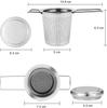304 Stainless Steel Tea Infuser and Strainer
