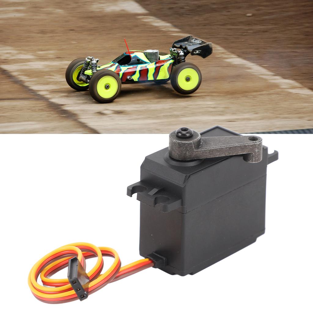 RC High Torsion Full Metal Gear Servo RC Steering Servo Compatible for 1/10 HB R10 RC Cars