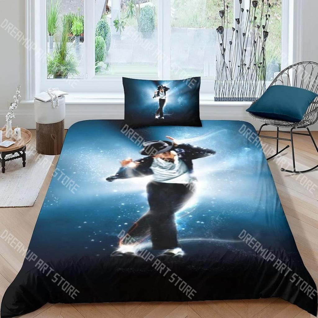 Fashion Michael Jackson Bedding Set Single Twin Full Queen King Size Bed Set Kids Bedroom Duvetcover Sets Bed Sheet Set