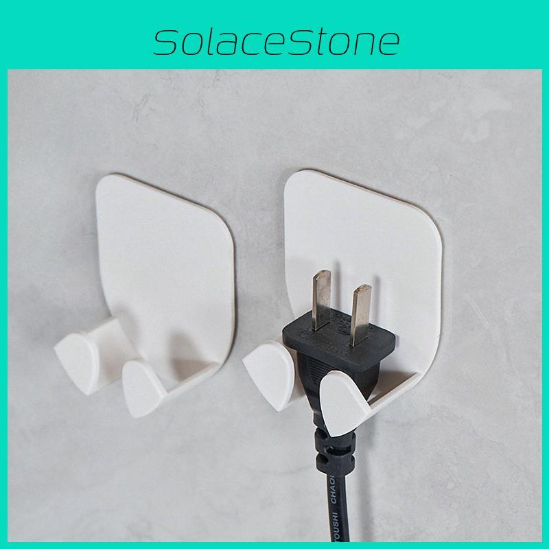 Adhesive For Hooks Wall Outlet Cord Plastic Cable Clips Accessories Kitchen