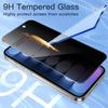 2/4 Privacy Screen Protector For iPhone 17 Pro Max Anti-Spy Glass For iPhone 16 15 14 13 12 11 Pro Max Privacy Film iPhone 17