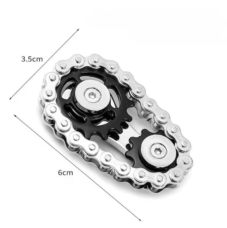 Metal Fidget Spinner Office Desk Toy Stress Relief Gears Hand Spinner for Adults Desk Decoration Home Decor Relieve Stress Relax