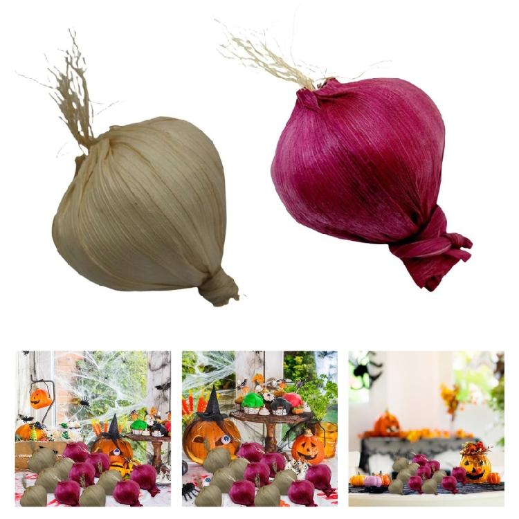 Foam Faux Garlic Replicas Pack of 10 Bright Color Party Decors Accent Safe for Children Pet Friendly Household Accessories