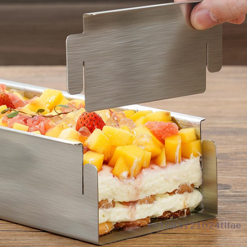 Tiramisu Muffin Pan Stainless Steel Cheesecake Pan Baking Mould Rectangle Cake Pan For Birthday Cake Cake Bread Chiffon Tiramisu