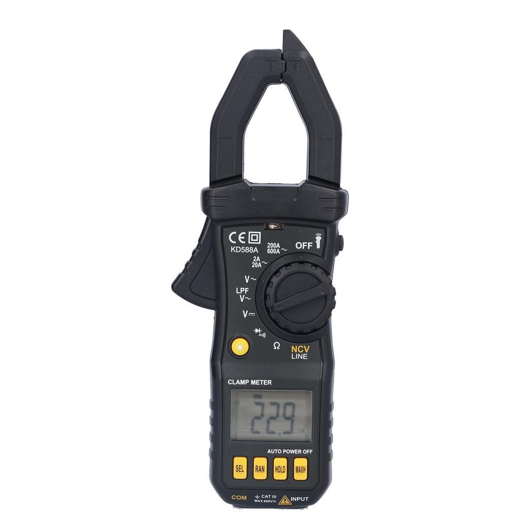 Multi Function Clamp Meter Portable Compact Data Reading Lock Non Contact Type High Accuracy