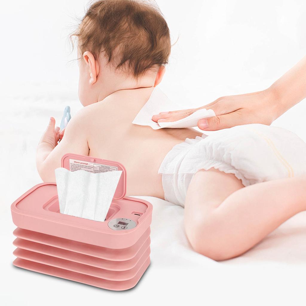 Baby Wipe Warmer Diaper Wipe Dispenser For Heating, Nursery, Road Trips, Camping, Versatile Business Care