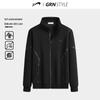 Guirenniao Unisex Stand-Collar Knit Cardigan