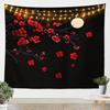 Japanese Wave Tapestry Kids Ocean Wave Sunset Wall Hanging For Boys Girls Teens Japanese Ukiyoe Mount Wall Blanket Sea Waves