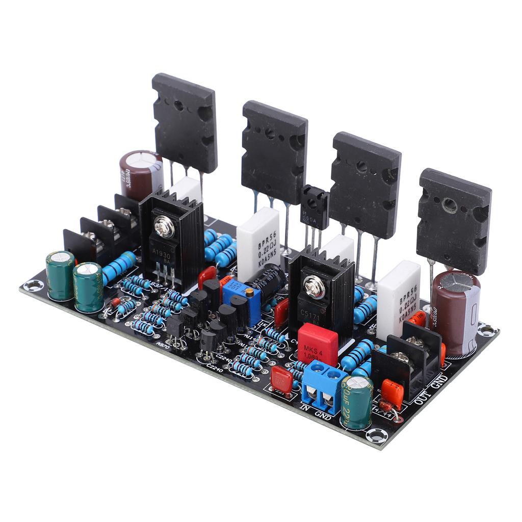 Power Amplifier Board Single Channel for  Audio Components 200W 1943+5200 DC±20-90V