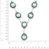 Swiss Blue Quartz Gemstone Jewelry Necklace Set 18-20''