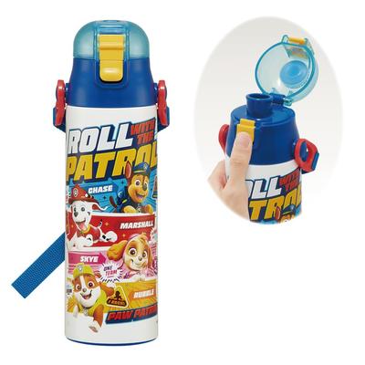 Skater Water Direct Paw Patrol Edelstahl-Trinkflasche, leicht, nur zur Kaltlagerung, Sport, niedlich, Kinderflasche, Trinkflasche, 580 ml, 24